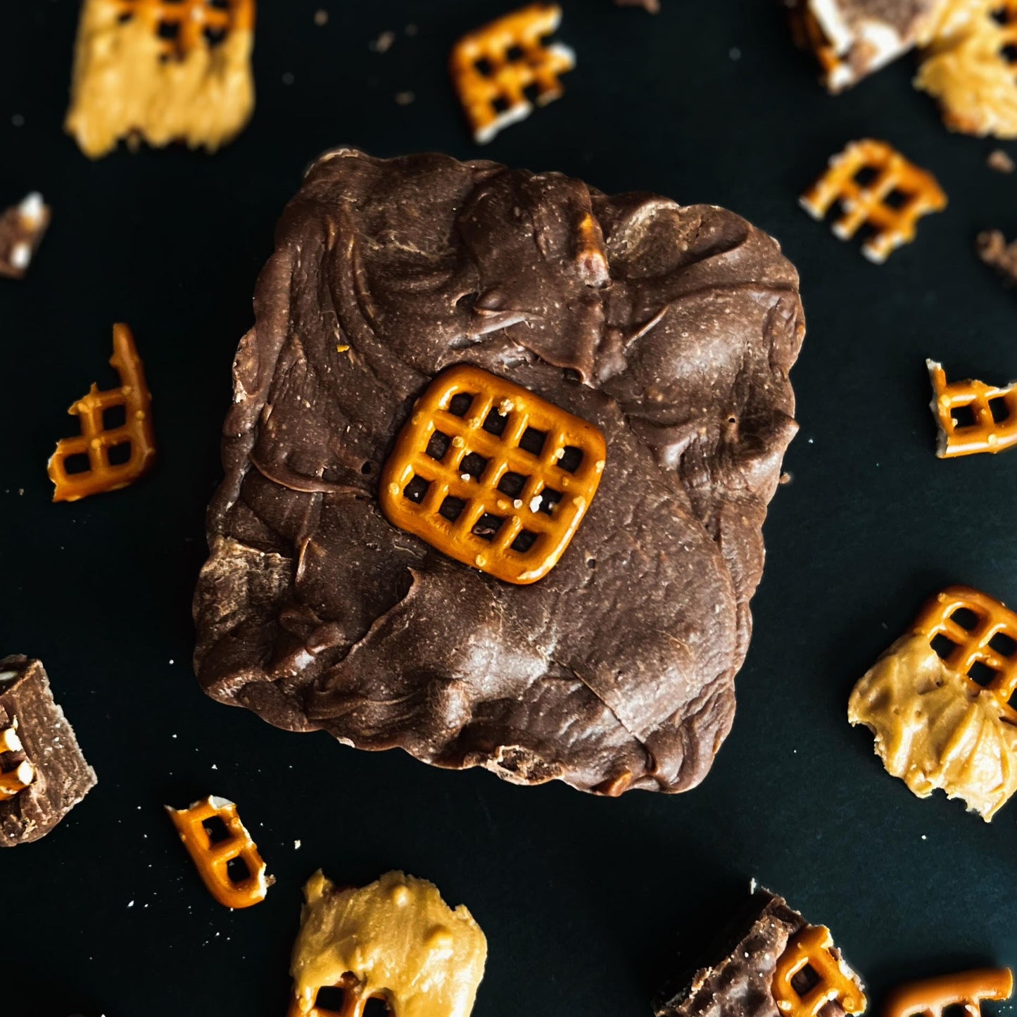ChocoButter Pretzel Fudge