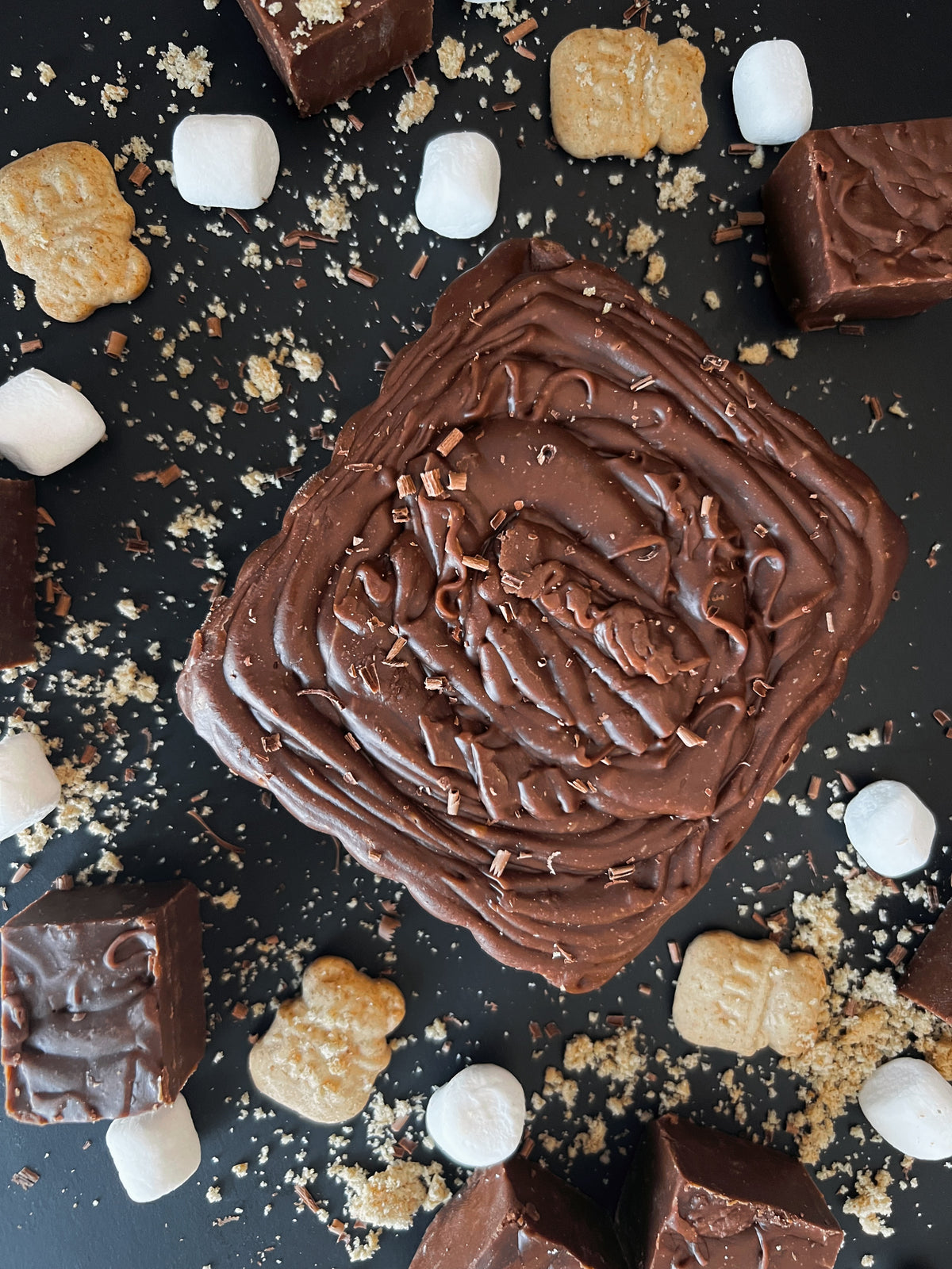 S'mores Fudge (Bonfire not incl)