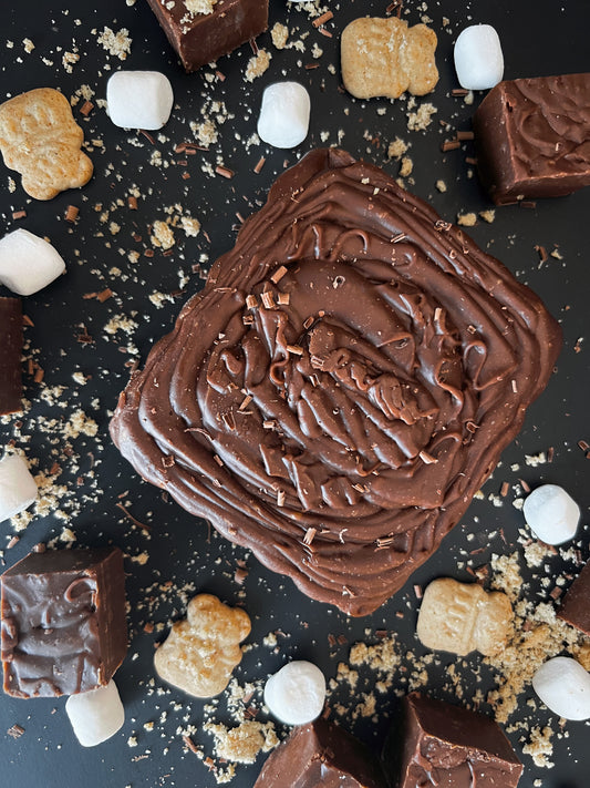 S'mores Fudge (Bonfire not incl)